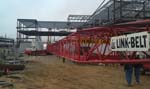 Police Steel Erection Complete, Crane Disassembly Dec 6 2011