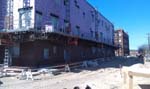 Police Station, North Side Brick Progress 3-27-12