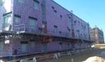 Police, North Face Ready to start Brick Masonry 3-13-12
