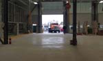 One of the First Trucks to test out the New Fleet Maint Garage May 2 2012