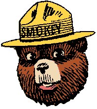 Click Smokey for predicted outdoor fire danger