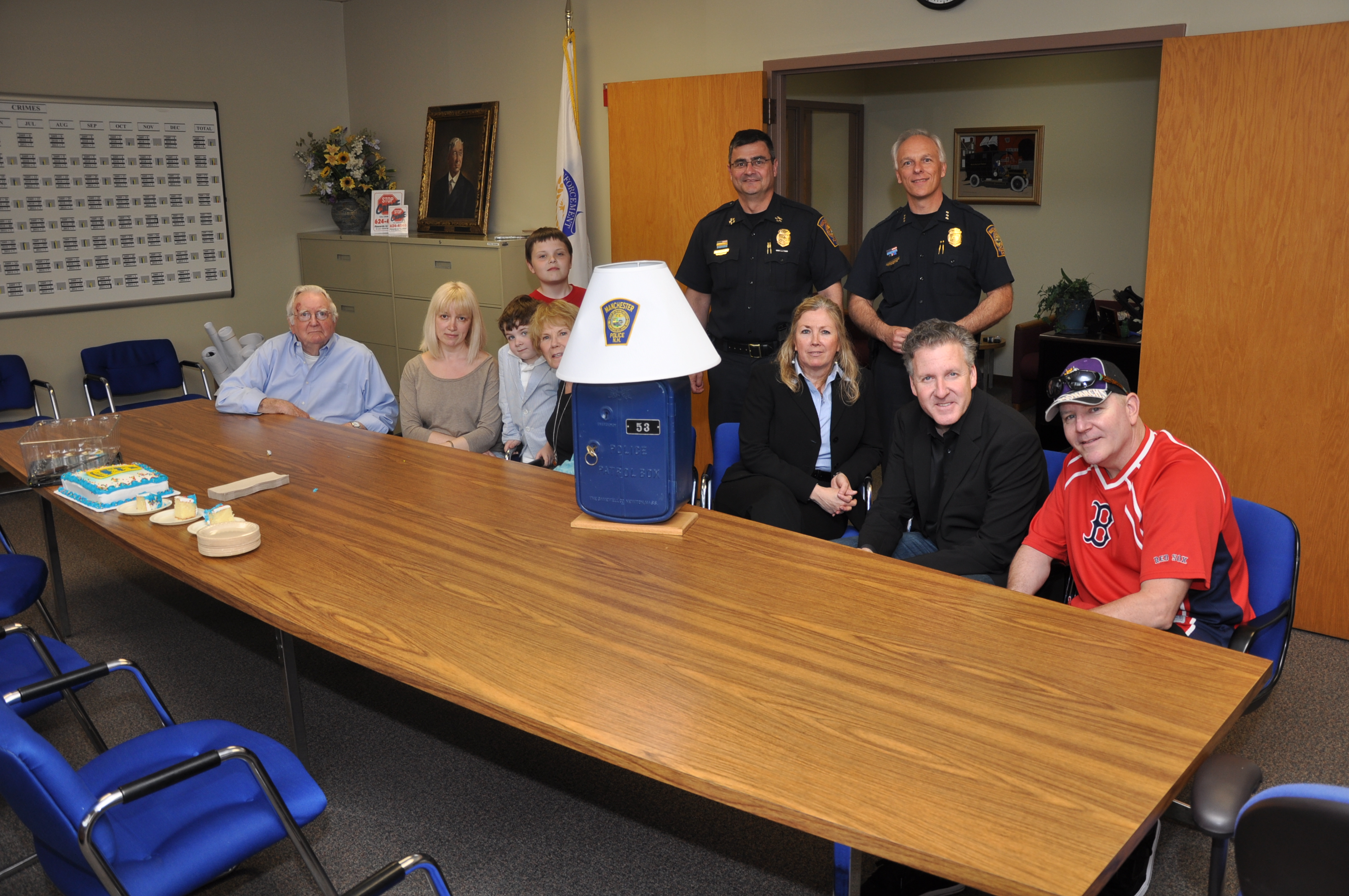 The Family of MPD’s “Chief for Life” Visit Station