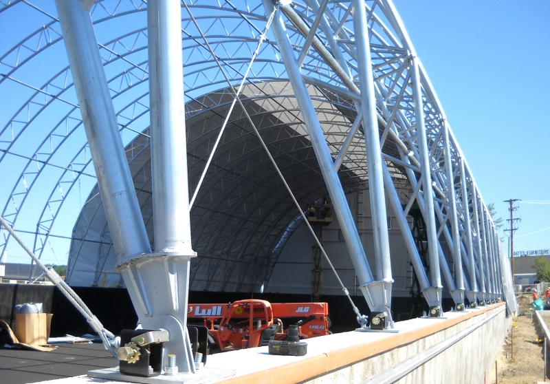 New SaltShed Frame and Installation Aug 23 2011