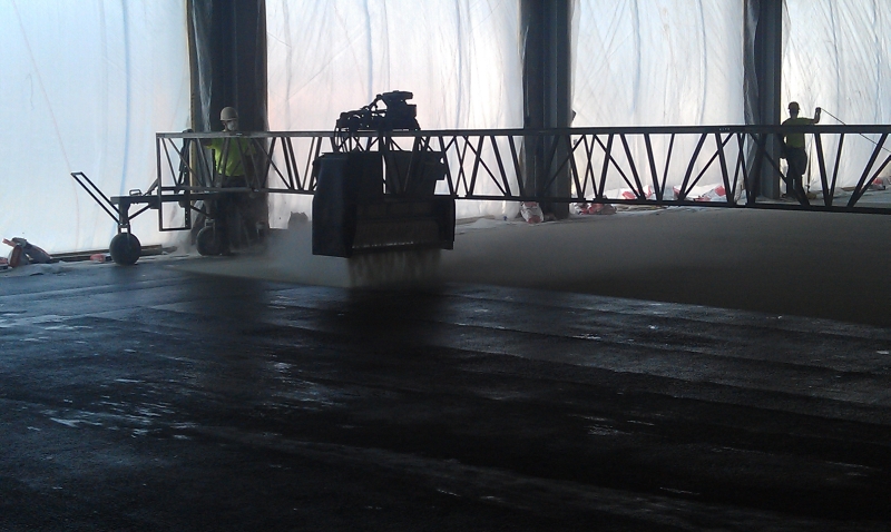 Maint Floor Hardener being Installed 1-10-12