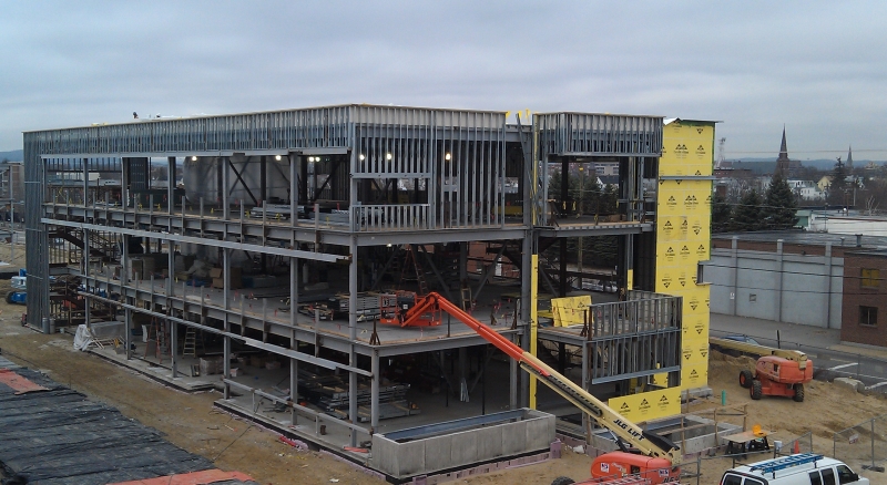 Admin Building, Southeast Elevation Nov 22, 2011