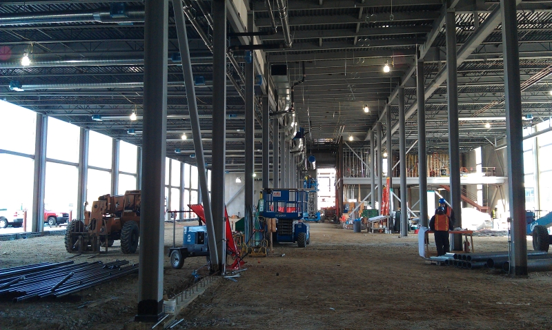 Maintenance Inside Looking North 