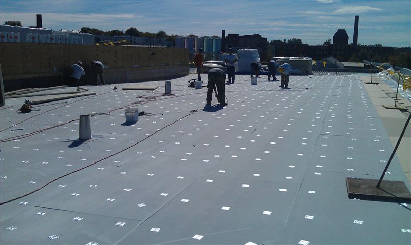 Maint Roofing Progress Underlayment Oct 11 2011