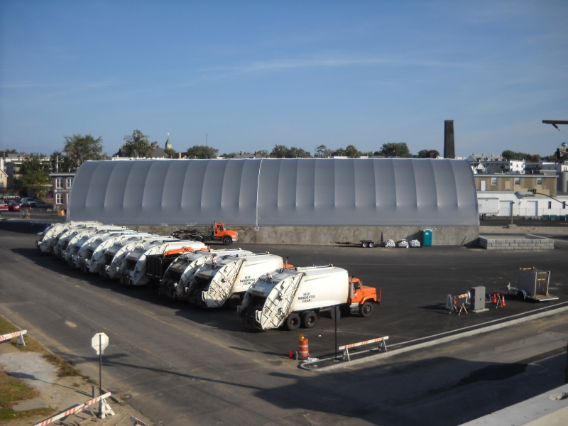 Completed Salt Shed and Triangle Lot Sept 27, 2011