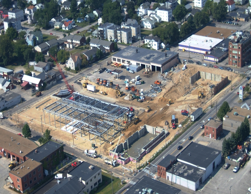 New Maintenance, Structural Steel in progress, Center Left