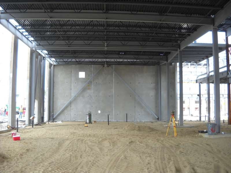 Maintainence Precast Erection Interior North View Sept 14 2011