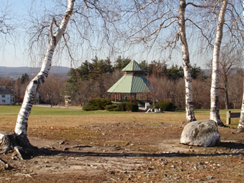 The gazebo at Derryfield Park